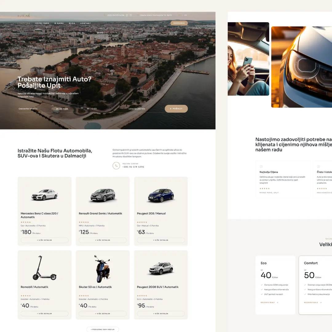 Website for Flycar