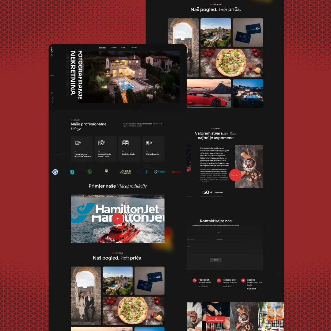 Website for Valorem Media
