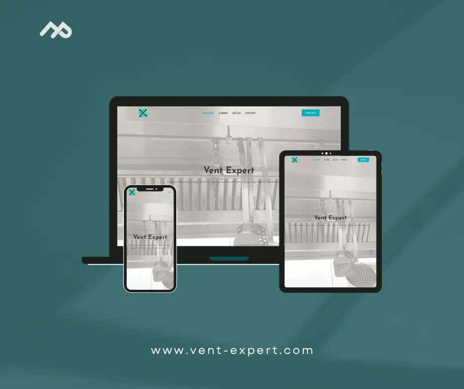Web stranica za Vent Expert: Web stranica za specijalnu tvrtku za čišćenje sa širokim rasponom usluga